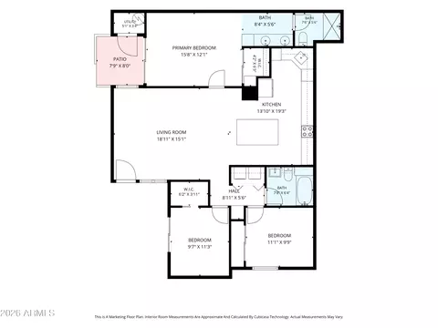 Floorplan - 1035 E Northern Ave, Phoenix, AZ 85020 photo 1 of 1