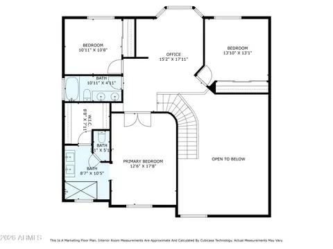 Floorplan - 4376 E Anderson Dr, Phoenix, AZ 85032 photo 3 of 8