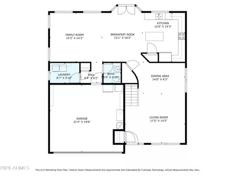 Floorplan - 4376 E Anderson Dr, Phoenix, AZ 85032 photo 2 of 8