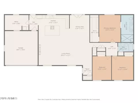 Floorplan - 735 E Northern Ave, Phoenix, AZ 85020 photo 1 of 1