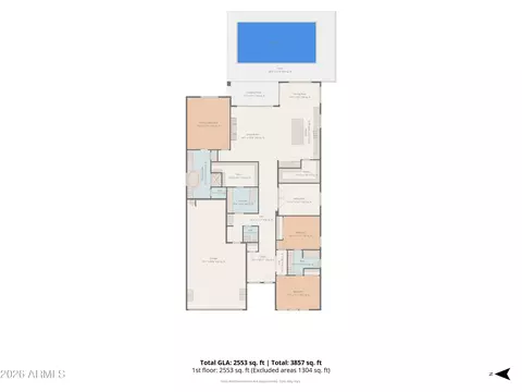 Floorplan - 4817 S Pluto --, Mesa, AZ 85212 photo 1 of 2