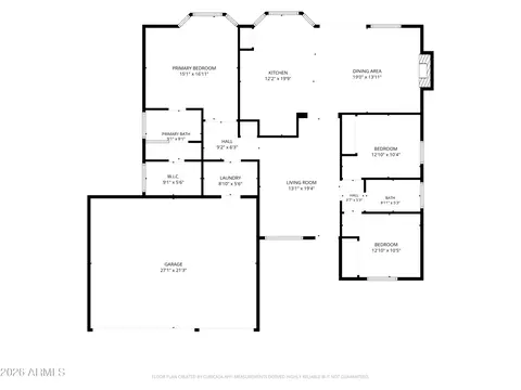 Floorplan - 7764 E Downing St, Mesa, AZ 85207 photo 1 of 1