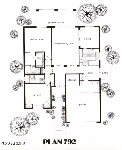 Floorplan - 1242 E Acoma Dr, Phoenix, AZ 85022 photo 1 of 1