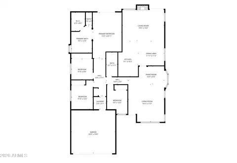 Floorplan - 5236 E Hobart St, Mesa, AZ 85205 photo 1 of 1