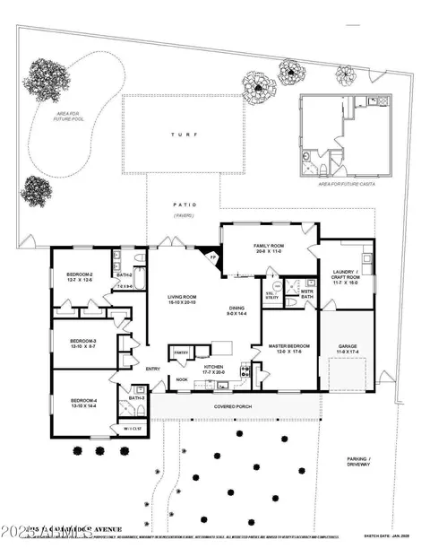 Floorplan - 1215 E Cambridge Ave, Phoenix, AZ 85006 photo 2 of 2