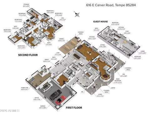Floorplan - 616 E Carver Rd, Tempe, AZ 85284 photo 5 of 6