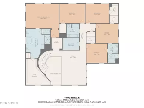 Floorplan - 2839 E Muirfield St, Gilbert, AZ 85298 photo 3 of 4