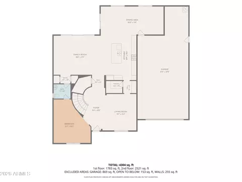 Floorplan - 2839 E Muirfield St, Gilbert, AZ 85298 photo 2 of 4