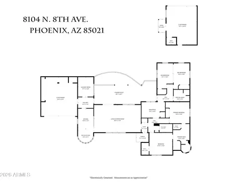 Floorplan - 8104 N 8th Ave, Phoenix, AZ 85021 photo 1 of 1