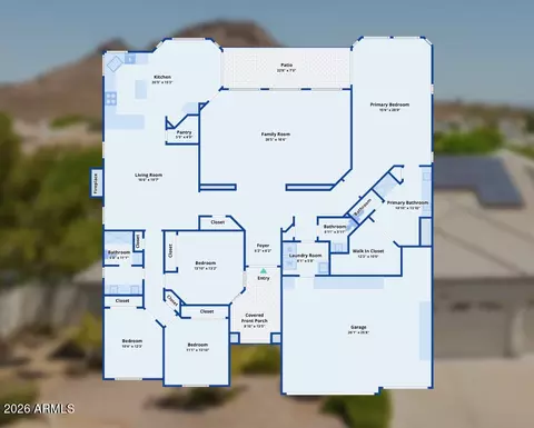Floorplan - 1702 E Sheena Dr, Phoenix, AZ 85022 photo 1 of 1