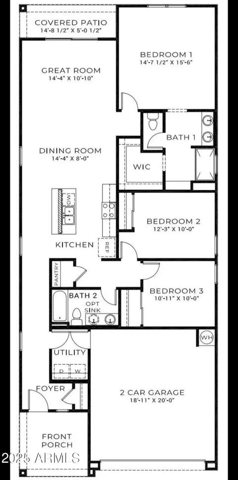 Floorplan - 10347 S Saguaro Dr, Apache Junction, AZ 85120 photo 1 of 1