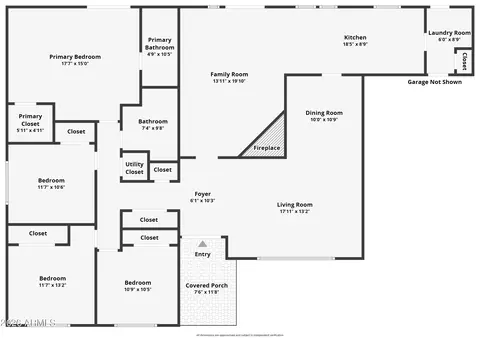 Floorplan - 2059 E Manhatton Dr, Tempe, AZ 85282 photo 1 of 1