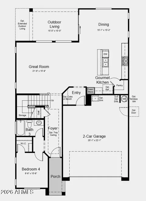 Floorplan - 7832 E Renata Ave, Mesa, AZ 85212 photo 1 of 3