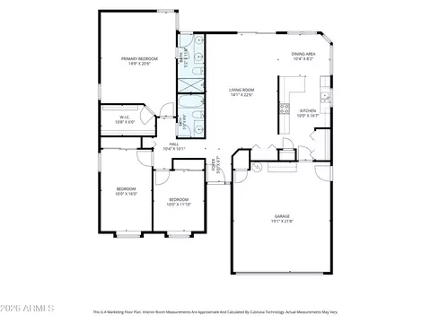 Floorplan - 2743 E Cathedral Rock Dr, Phoenix, AZ 85048 photo 1 of 1