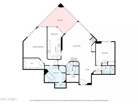 Floorplan - 1040 E Osborn Rd #803, Phoenix, AZ 85014 photo 2 of 2