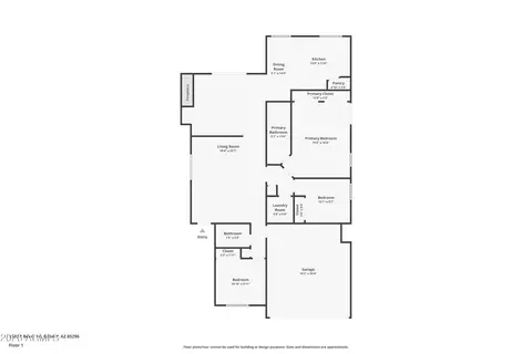 Floorplan - 1365 E Betsy Ln, Gilbert, AZ 85296 photo 1 of 1