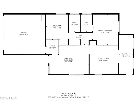 Floorplan - 2101 S Meridian Rd #362, Apache Junction, AZ 85120 photo 1 of 2