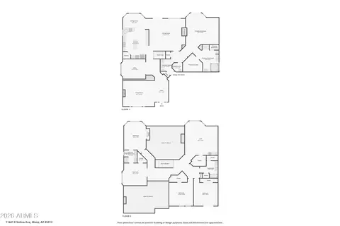 Floorplan - 11441 E Solina Ave, Mesa, AZ 85212 photo 2 of 3