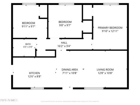Floorplan - 6414 W Mitchell Dr, Phoenix, AZ 85033 photo 1 of 1