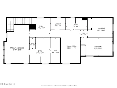 Floorplan - 2252 S Basmath Ln, Gilbert, AZ 85295 photo 2 of 3