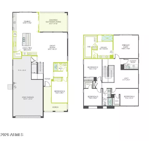 Floorplan - 1442 E Coconino Way, Gilbert, AZ 85298 photo 1 of 1