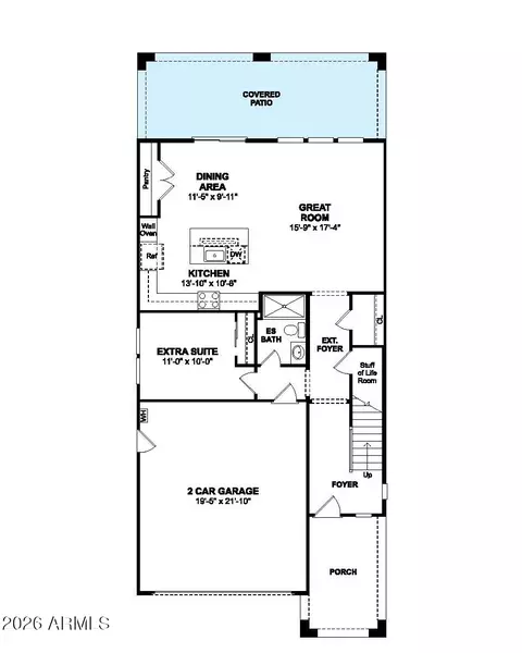 Floorplan - 57 E Windsor Dr, Gilbert, AZ 85296 photo 1 of 1
