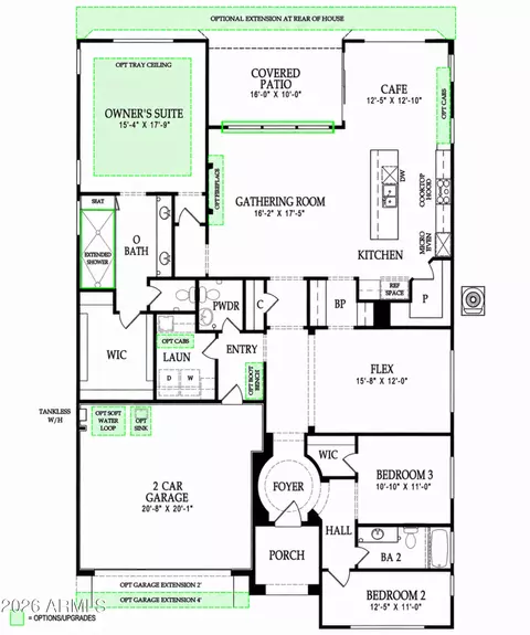 Floorplan - 2828 E Donald Dr, Phoenix, AZ 85050 photo 1 of 1