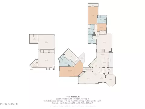Floorplan - 3800 E Lincoln Dr #55, Phoenix, AZ 85018 photo 3 of 3