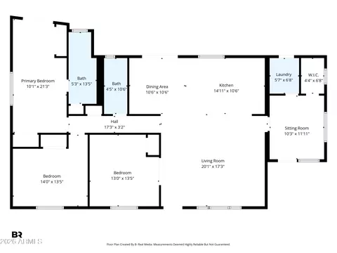 Floorplan - 3001 E Turney Ave, Phoenix, AZ 85016 photo 1 of 1
