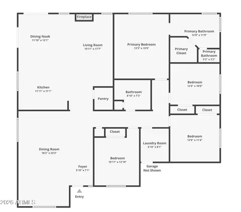 Floorplan - 2149 E Drake Ct, Gilbert, AZ 85234 photo 2 of 2