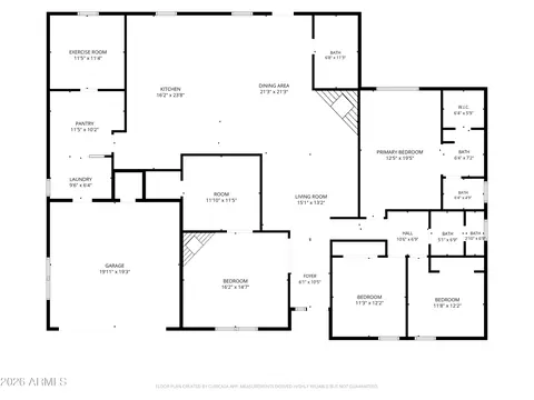 Floorplan - 1910 E June Cir, Mesa, AZ 85203 photo 1 of 1