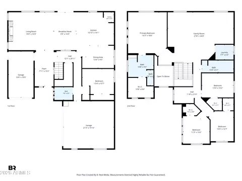 Floorplan - 2183 E La Costa Dr, Gilbert, AZ 85298 photo 3 of 3
