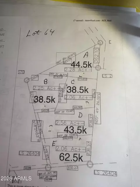XX000 E Gods View Drive #PARCEL E, Morristown, AZ 85342