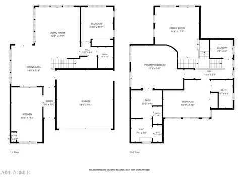 Floorplan - 3444 E Appleby Dr, Gilbert, AZ 85298 photo 2 of 2