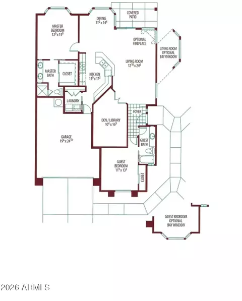 Floorplan - 4202 E Broadway Rd #130, Mesa, AZ 85206 photo 1 of 1