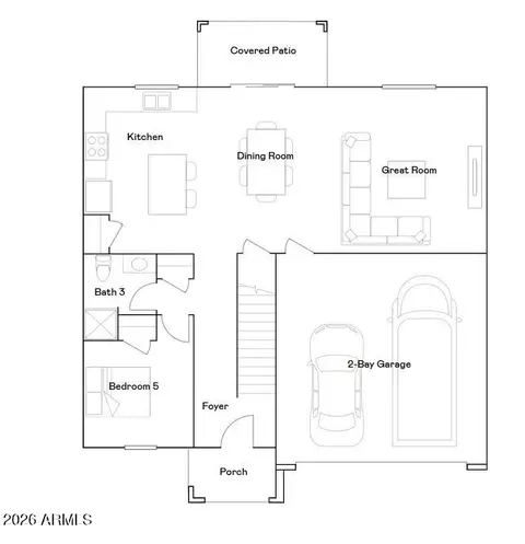 Floorplan - 9533 W Mitchell Dr, Phoenix, AZ 85037 photo 1 of 2