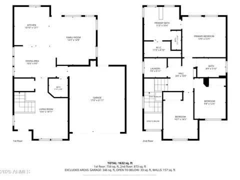 Floorplan - 1835 E Dunbar Dr, Phoenix, AZ 85042 photo 1 of 1