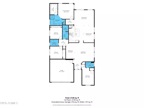 Floorplan - 3032 E Russell St, Mesa, AZ 85213 photo 2 of 2
