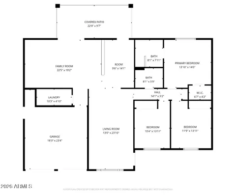 Floorplan - 2046 E Harvard Dr, Tempe, AZ 85283 photo 1 of 1