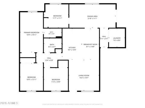 Floorplan - 2216 N 68th Dr, Phoenix, AZ 85035 photo 1 of 2