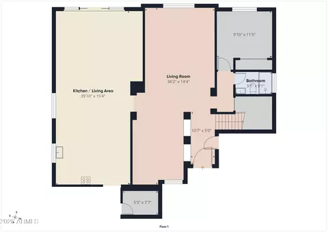 Floorplan - 2567 E Penedes Dr, Gilbert, AZ 85298 photo 2 of 3