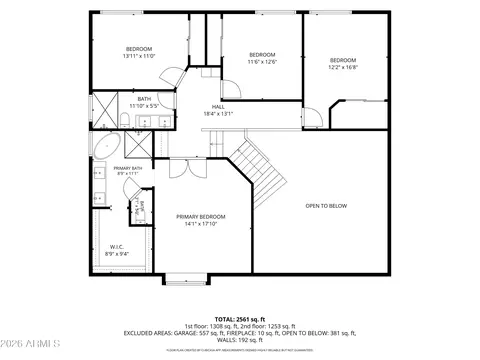 Floorplan - 4245 E Meadow Dr, Phoenix, AZ 85032 photo 1 of 3