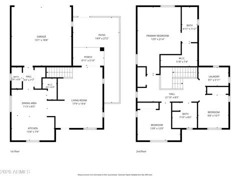 Floorplan - 2477 E Vermont Dr, Gilbert, AZ 85295 photo 3 of 3