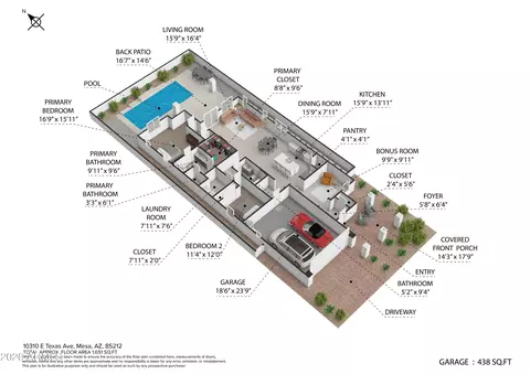 Floorplan - 10310 E Texas Ave, Mesa, AZ 85212 photo 1 of 2