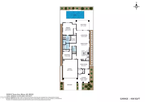 Floorplan - 10310 E Texas Ave, Mesa, AZ 85212 photo 2 of 2