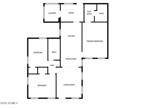 Floorplan - 2041 E Harvard St, Phoenix, AZ 85006 photo 1 of 1