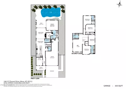 Floorplan - 10612 E Durant Dr, Mesa, AZ 85212 photo 2 of 3