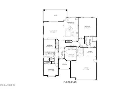 Floorplan - 8524 E Nido Ave, Mesa, AZ 85209 photo 1 of 1