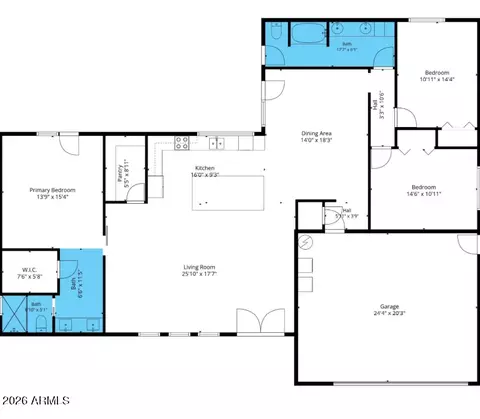 Floorplan - 2802 E Mission Ln, Phoenix, AZ 85028 photo 1 of 2