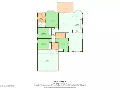 Floorplan - 2233 E Rawhide St, Gilbert, AZ 85296 photo 1 of 1